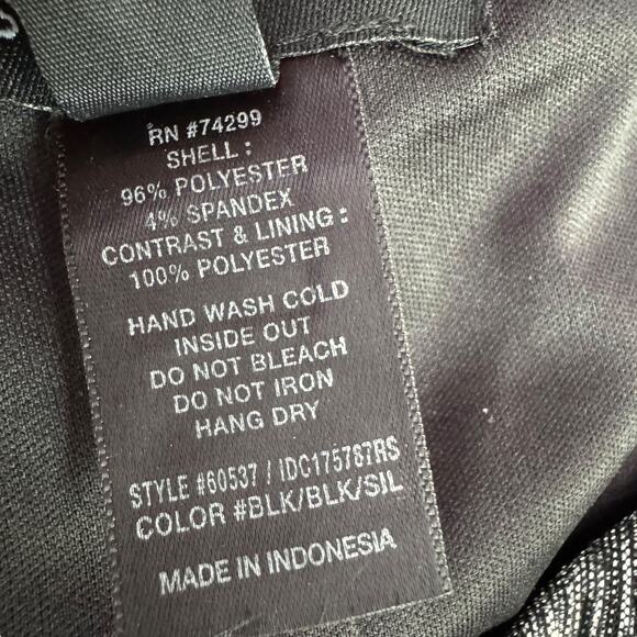 Enfocus Studio Metallic Silver Black Sequin Sleeveless Knee Length Sheath Dress - Picture 8 of 8